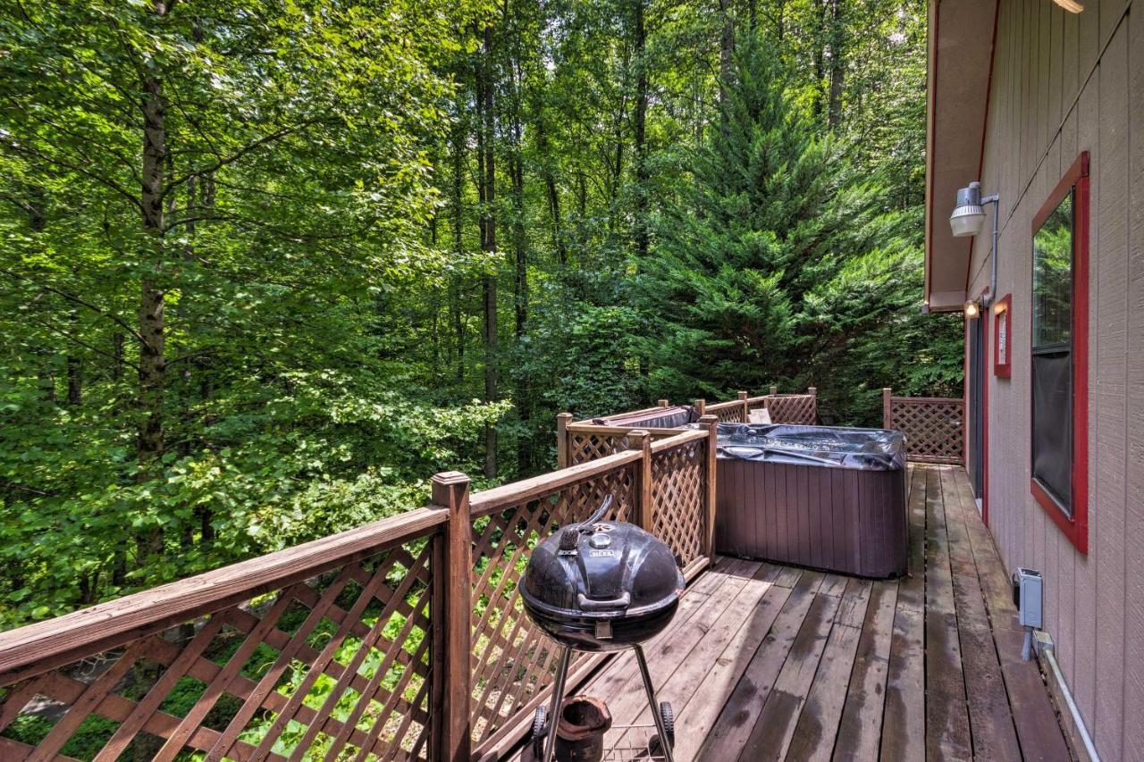 Bryson City Cabin In Smoky Mountains With Hot Tub! Buitenkant foto