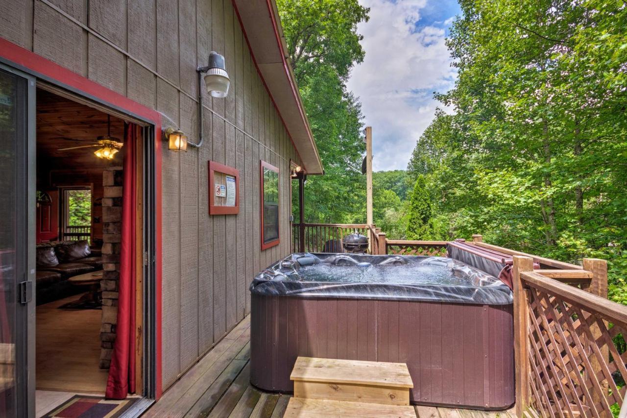 Bryson City Cabin In Smoky Mountains With Hot Tub! Buitenkant foto